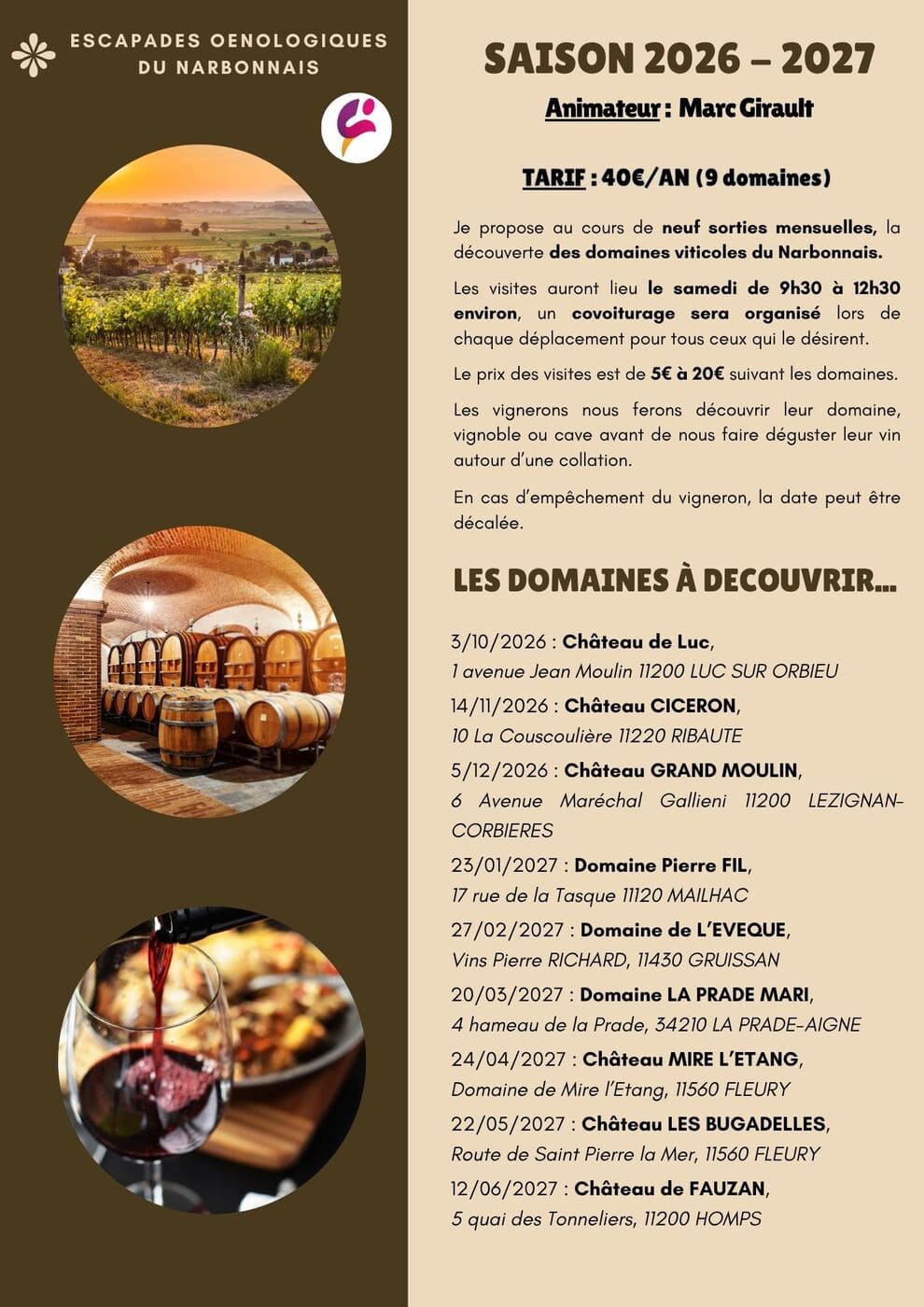 DECOUVERTE DES VIGNOBLES